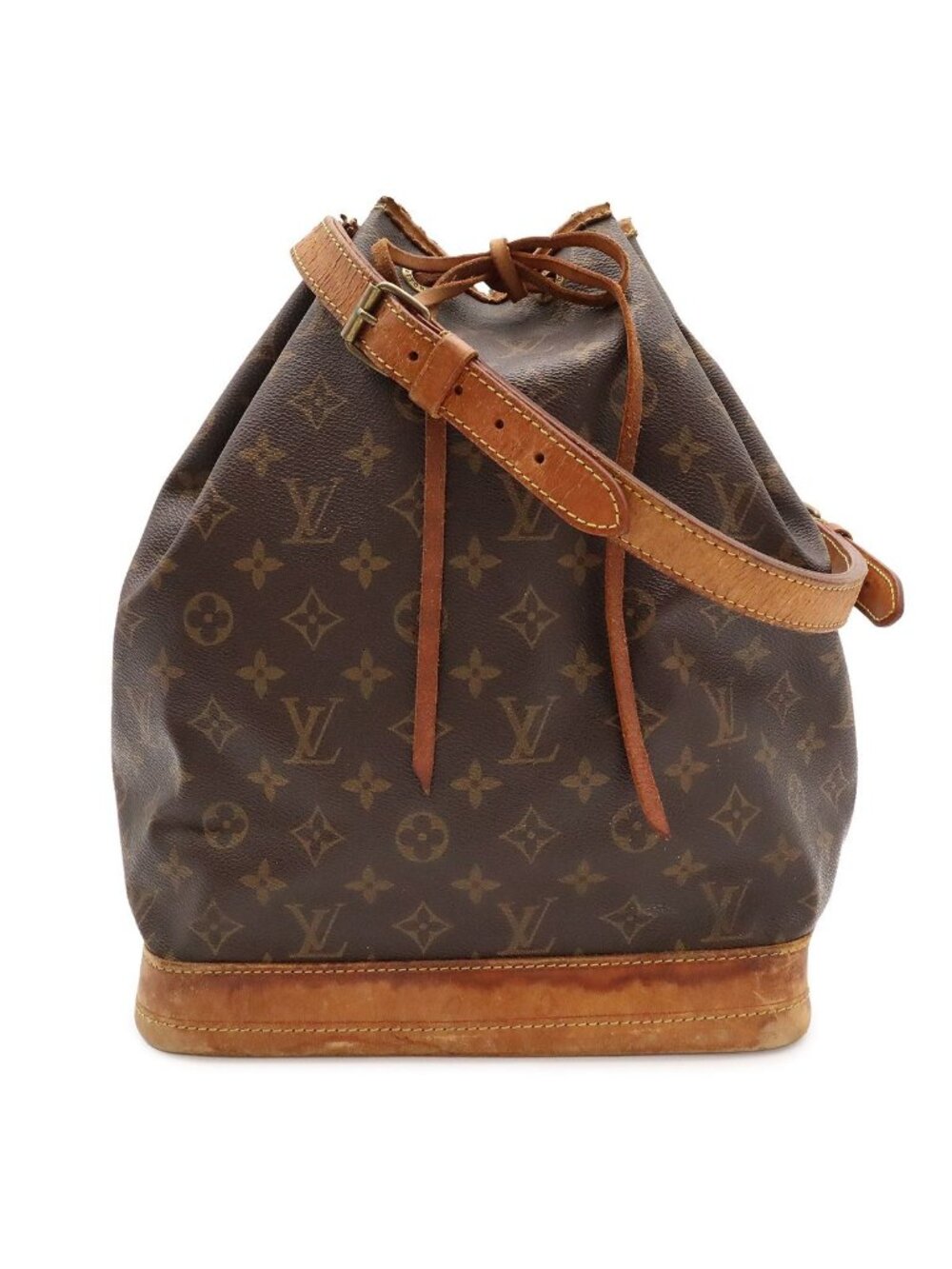 Louis Vuitton Monogram Noe Shoulder Bag Drawstring